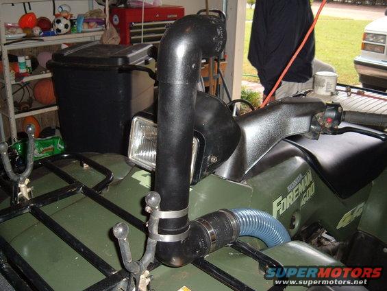 Honda Foreman 400 ATV with snorkel kit installed