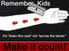 1986 Ford Bronco - This meme illustrates the difference between 'down the road' and 'across the street' using a visual metaphor.