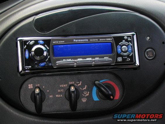 Panasonic CQ-C5410U head unit - speakers are Pioneer 6x8" in rear with Kicker component set in the doors (mids, tweeters and crossovers)
