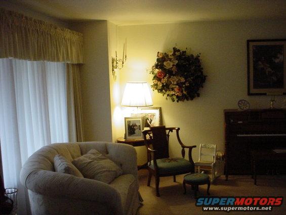 Here is a picture of the lamp with the above pictured bulb in it.  