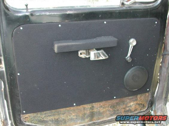 New Drivers side Door Panel.  Still need to recreate bottom door pocket.