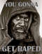 1986 Ford Bronco - A close-up photo of a man wearing a hooded jacket, overlaid with text.