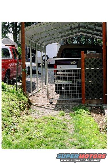 Gate complete, no supervisor will be going through this gate anytime soon.