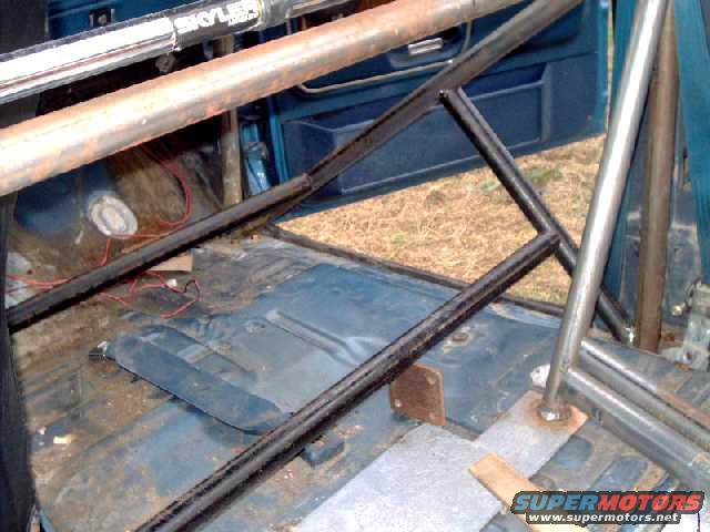 crossmembers for mounting seats to the cage.