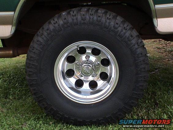 33 x 12.5 r 15 Procomp X terrains with extreme alloy wheels