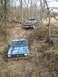 1979 Ford F-150 - 2wd tryin to be 4x4 and bein pulled out by a Ford again