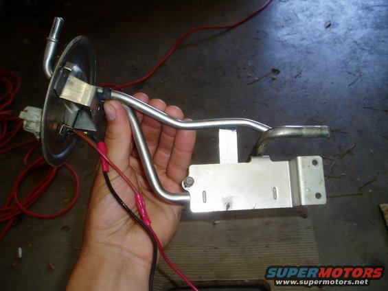fuel level sending unit mounting spot