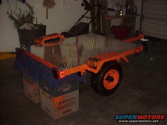 Wired, Painted, Diamond Plated... so far so good!
Harley standard colors... Black & Harvest Orange
