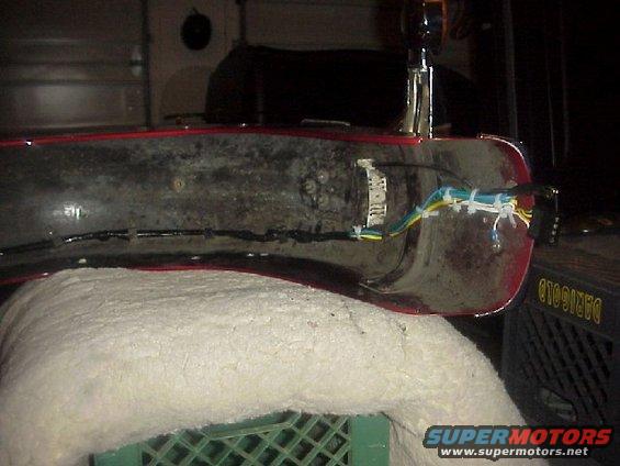 hogpluginside.jpg Wiring up the rear for the trailer hitch connection.
Had to get a little creative, since I was too cheap to buy a proper wiring kit from the hitch manufacturer.