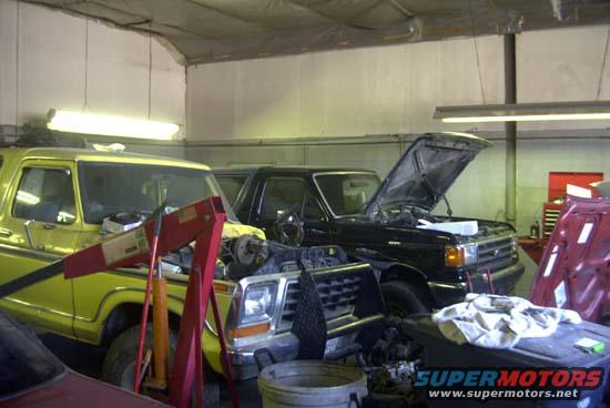 Older model Bronco beside it, forget the year, but it had a 400 in it IIRC.