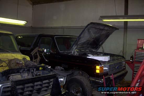 No engine, sits up a bit higher.