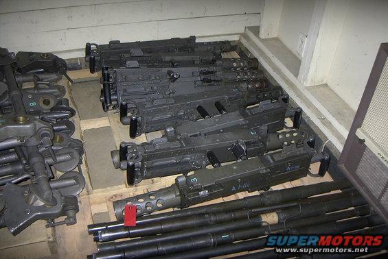 A few M-2 .50 cal machine guns, called "Maw Duce", these have been around forever, and have some of the most awesome punch!