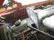 1995 Ford Bronco - Close-up of an engine bay, showing an aftermarket K&N air intake system.