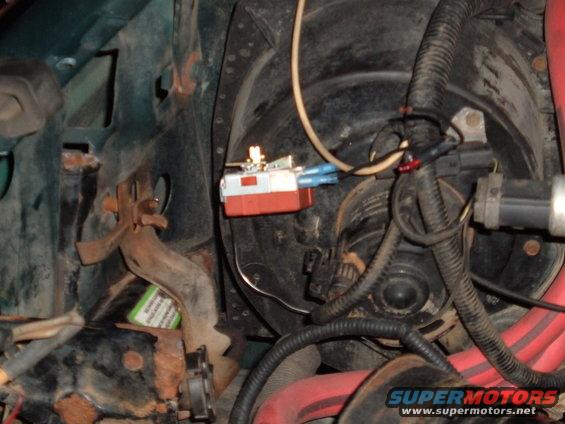 adjustable temp switch mounted 