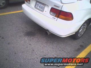 A bigger tailpipe end means mo' power, right? Geezzz...