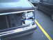 1989 Ford Bronco - Crazy, just crazy! This Blazer has no front end! The headlights are all held in place with CLEAR PACKING TAPE and a BUNGEE CORD! The right…