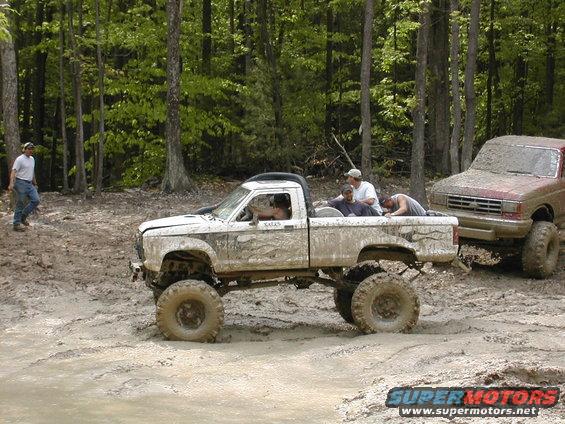 ford truck, chevy motor - chevy tailgate