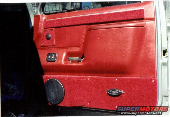 front speaker enclosures also housing rockford components