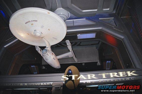 Starship Enterprise model with NCC-1701 designation