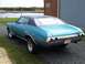 1971 Chevrolet Chevelle - The rear view of a blue 1970 Chevrolet Chevelle shows its distinctive taillights and chrome bumper.