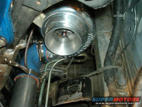 Turbocharger with "TURBONETICS" visible