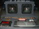 1989 Ford Bronco - Car interior with audio equipment including subwoofers and amplifiers.