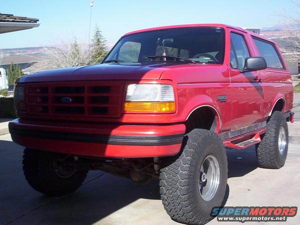 bronc.jpg My Bronco a week after the lift and tires/wheels were installed.  Beautiful.