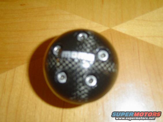 Carbon fiber shift knob with MOMO logo