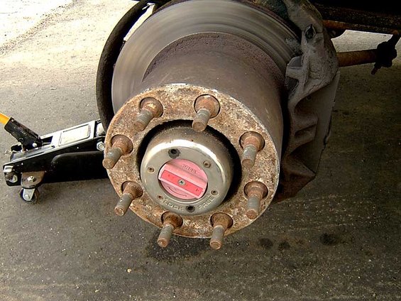 duallyspacer.jpg Wheel spacer used by Centurion for the dually conversion.