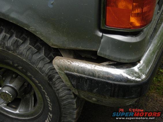 fender dent, I dont know how he did that.