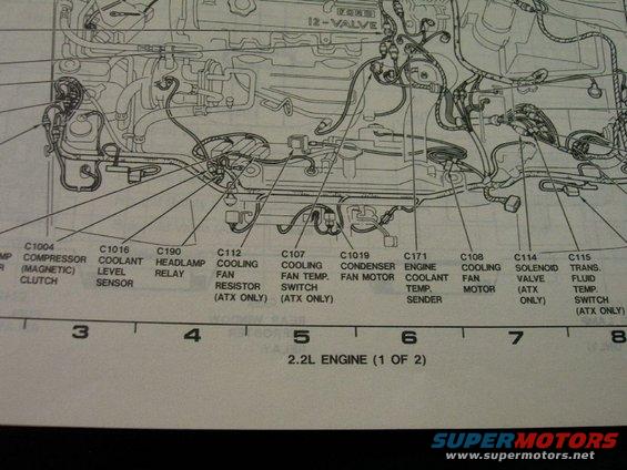 92 GL or GT engine connector locations