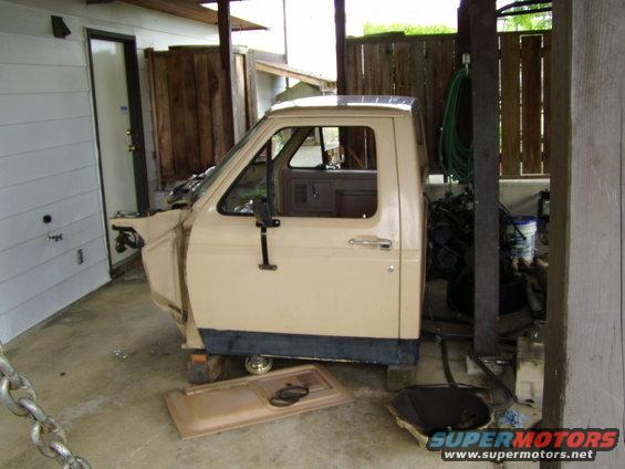 Cab removed... This was fun with only 2 people...