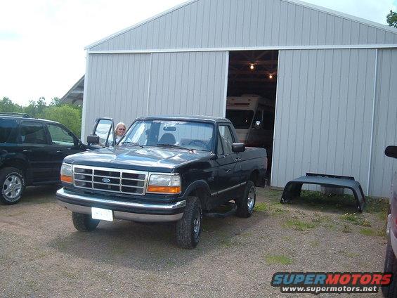 1994 Ford Bronco front view, black