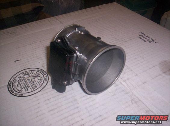Mass air flow sensor on a cardboard box