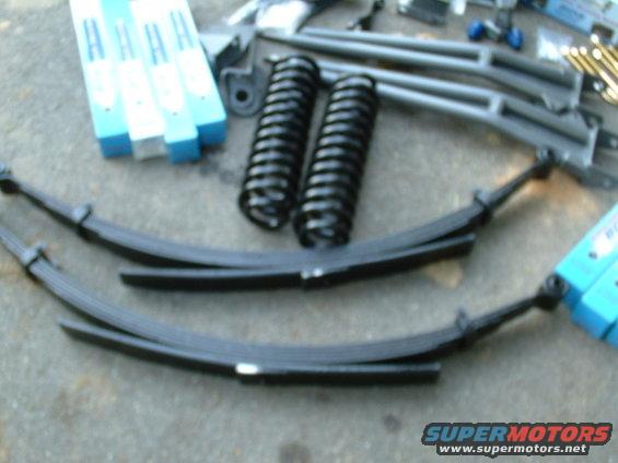 New front and rear springs