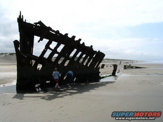 Very old shipwreck.