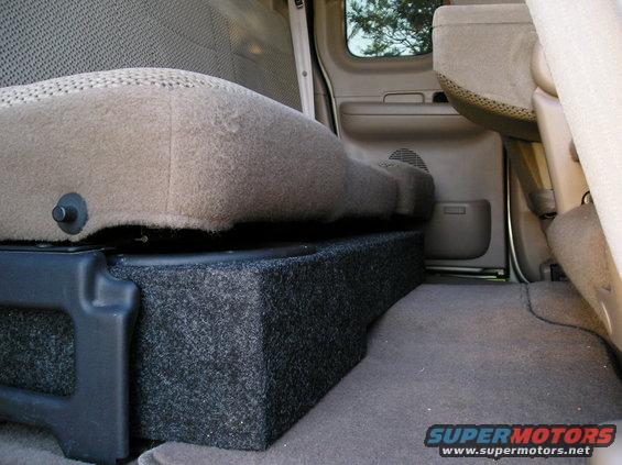 p6020063.jpg plan to move it back just a tad so it dosent stick out quite as much. altho it dosent interfere the passagers feet at all now