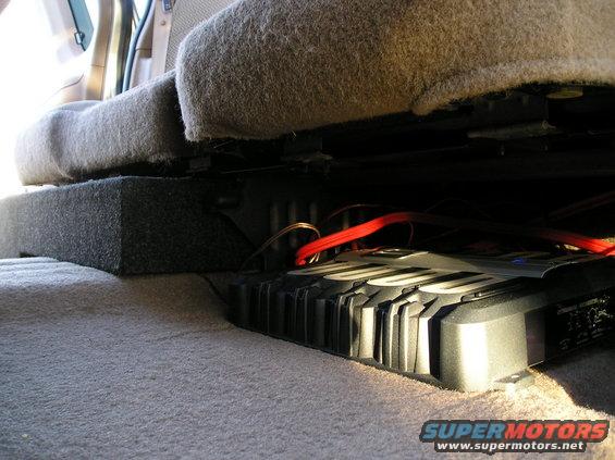 amp location....wiring and mounting still in the works