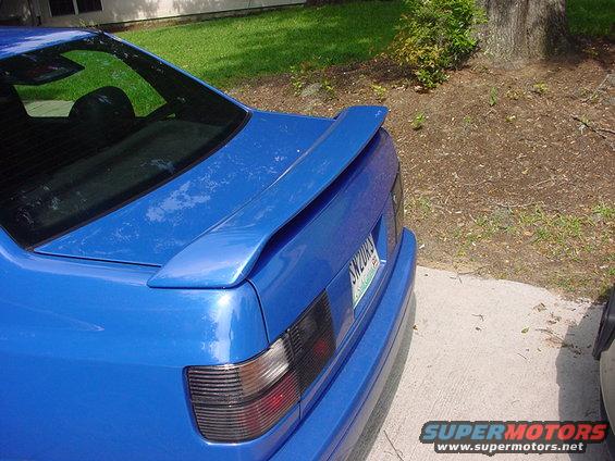 1998 Volkswagen Jetta rear with spoiler and tinted taillights