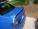 1998 Volkswagen Jetta - Rear view of a blue 1998 Volkswagen Jetta sedan with a spoiler.