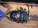 1994 Ford Probe - The shaft came out of the joint so fast it shot back and bent my sway bar connector!!
