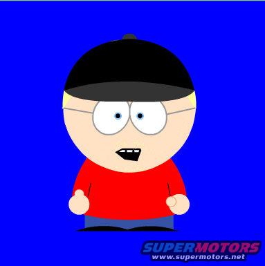 Cartoon character with black hat, glasses, red shirt, and blue pants against a blue background. Text at bottom reads SUPERMOTORS