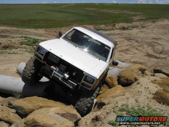 core1.jpg First trip out with the one ton axles and doubled transfer case. The combo of low gears and big tires makes this thing super easy to drive.