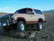 1985 Ford Bronco - and the best way to be able to work on the Bronco is to get the wife into it!