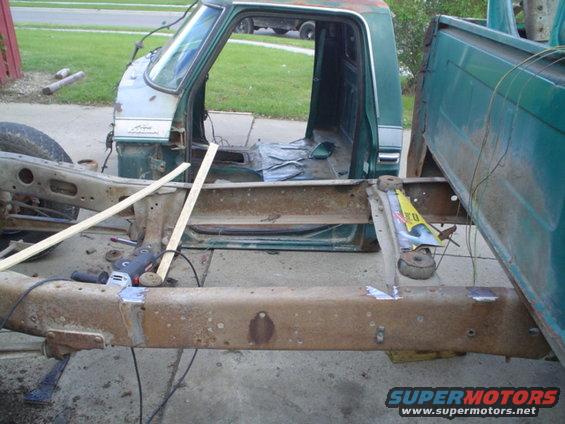 grinding to clear the rust