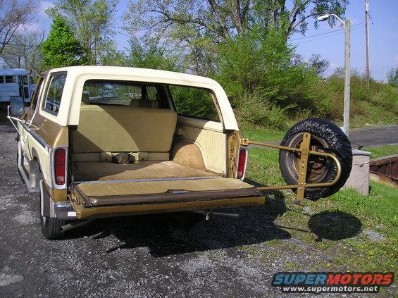 Open Back/Swing Away Tire Carrier