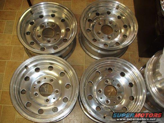 Four aluminum alloy wheels with 5x5.5 bolt pattern