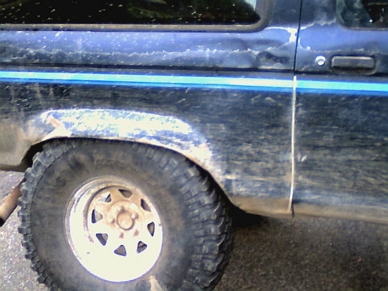 rear wheel stuffed