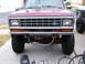 1985 Ford Bronco II - Front view of a 1985 Ford Bronco II with a custom front bumper installed.