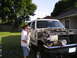 1990 Ford Bronco - Remove bracket from rad. support, remove battery and tray, remove start sol., remove wiring harnes and ground, remove two screws behind tur…